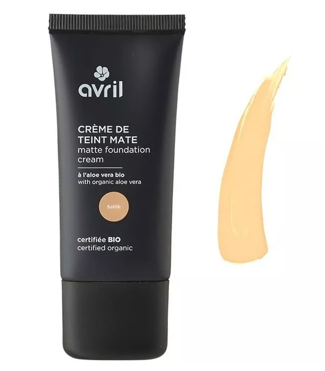 Crème de teint mate AVRIL 28 ml - Certifiée bio (Sable)