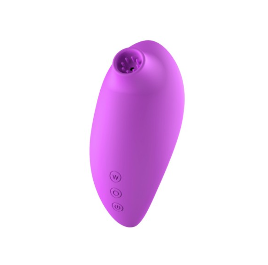 Stimulateur clitoridien à picots par aspiration & œuf vibrant télécommandé 2-en-1 – Violet